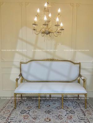 Ghế Sofa cổ điển dát vàng